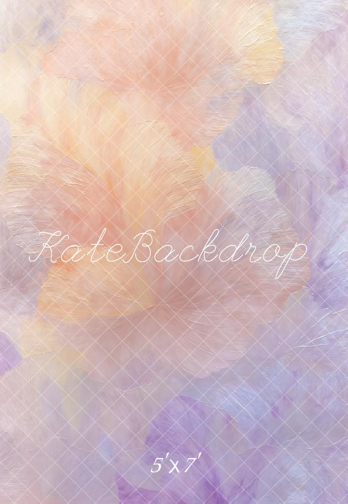 Kate Pastel Fleur Abstrait Portrait Toile de fond conçue par Chain Photographie - Kate Backdrop FR