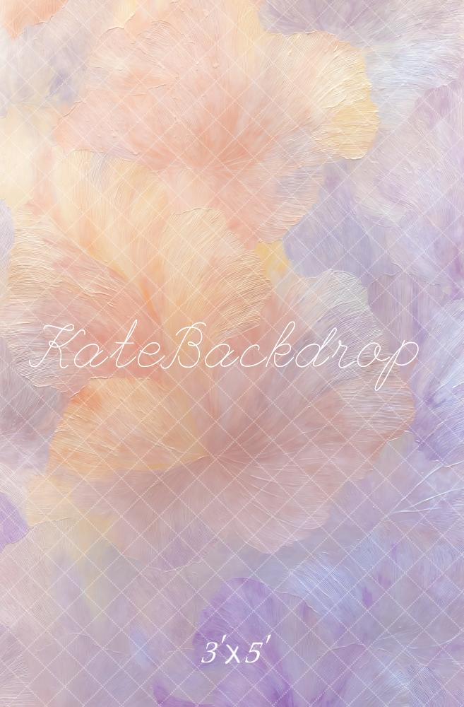 Kate Pastel Fleur Abstrait Portrait Toile de fond conçue par Chain Photographie - Kate Backdrop FR