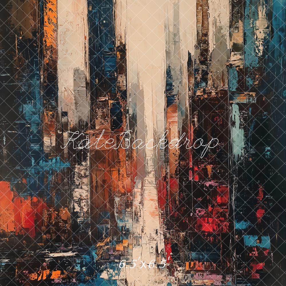 Kate Paysage Urbain Abstrait Peinture Toile de fond conçue par Emetselch - Kate Backdrop FR
