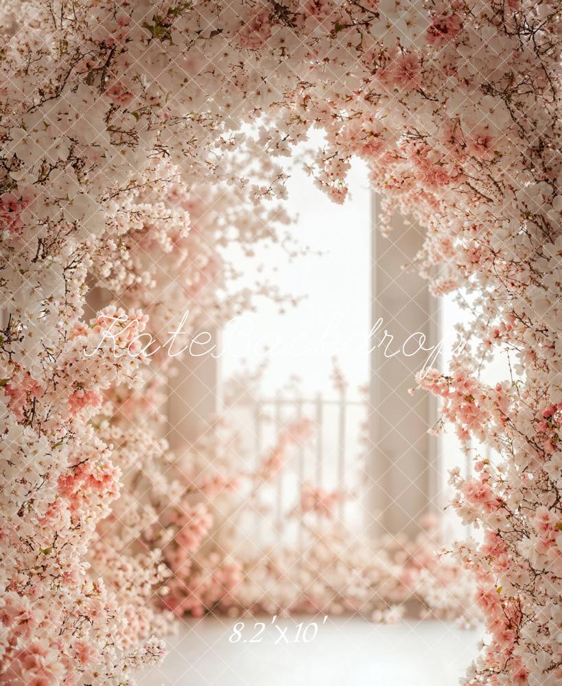 Kate Arche Fleurs Élégant Rose Toile de fond conçue par Emetselch - Kate Backdrop FR