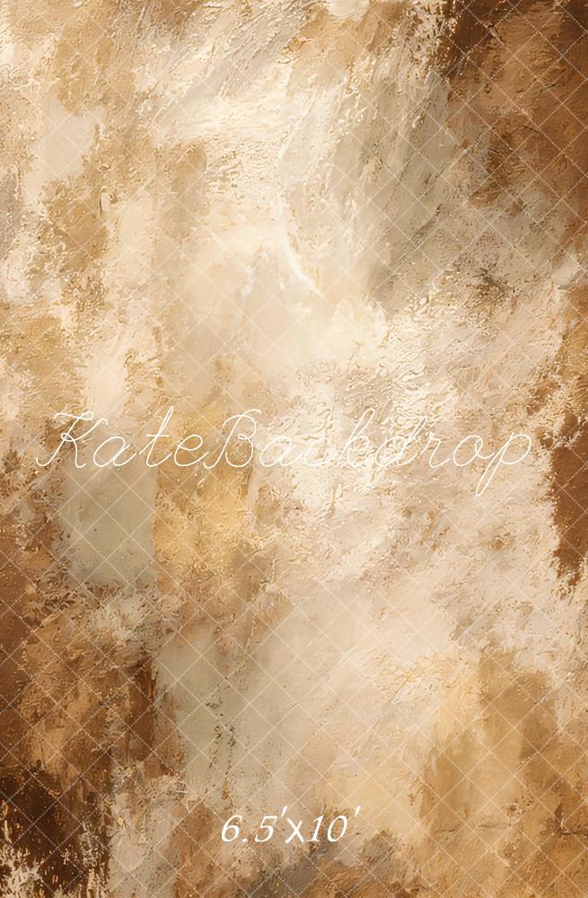 Kate Abstrait Brun clair Beige Portrait Toile de fond conçue par Emetselch - Kate Backdrop FR