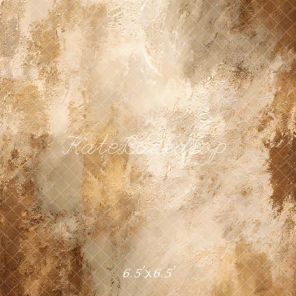 Kate Abstrait Brun clair Beige Portrait Toile de fond conçue par Emetselch - Kate Backdrop FR