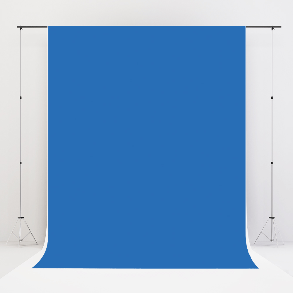 Kate Bleu Couleur unie Photographie Toile de fond en Vinyle - Kate Backdrop FR