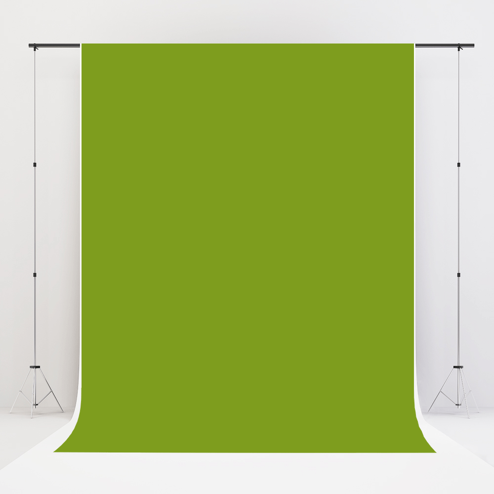 Kate Vert herbe Couleur unie Photographie Toile de fond en Vinyle - Kate Backdrop FR