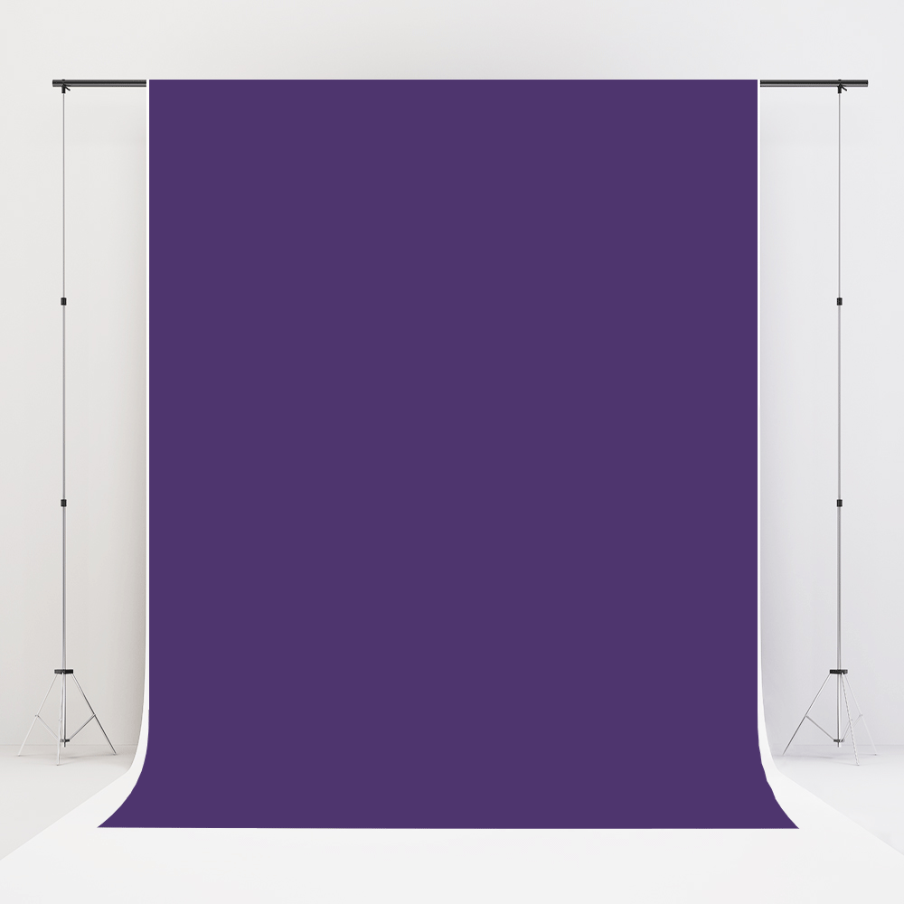 Kate Violet foncé Couleur unie Photographie Toile de fond en Vinyle - Kate Backdrop FR