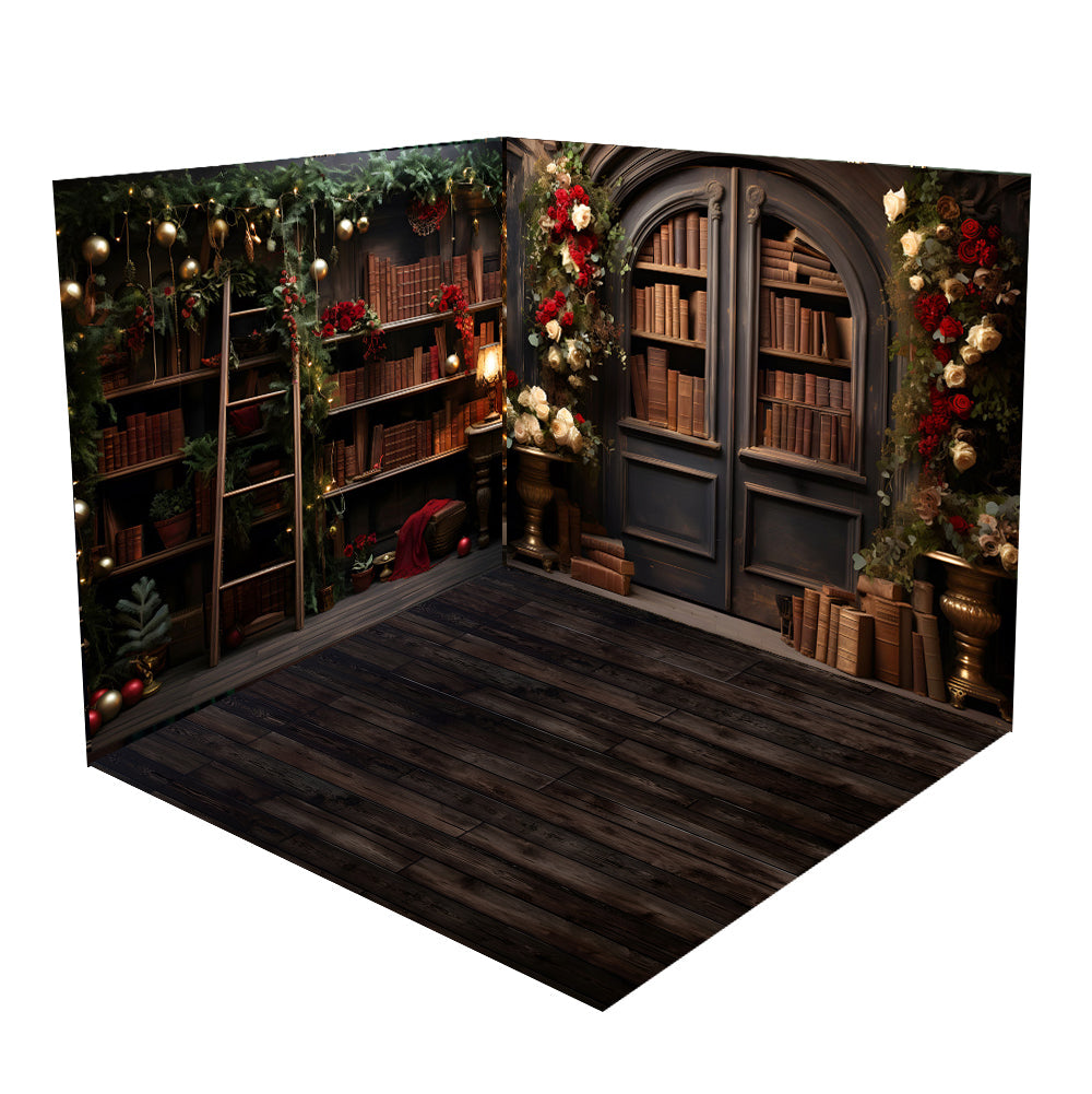 Kate Romantique Livre Fleurs Ensemble de chambre (8pix8pi&10pix8pi&8pix10pi) - Kate Backdrop FR