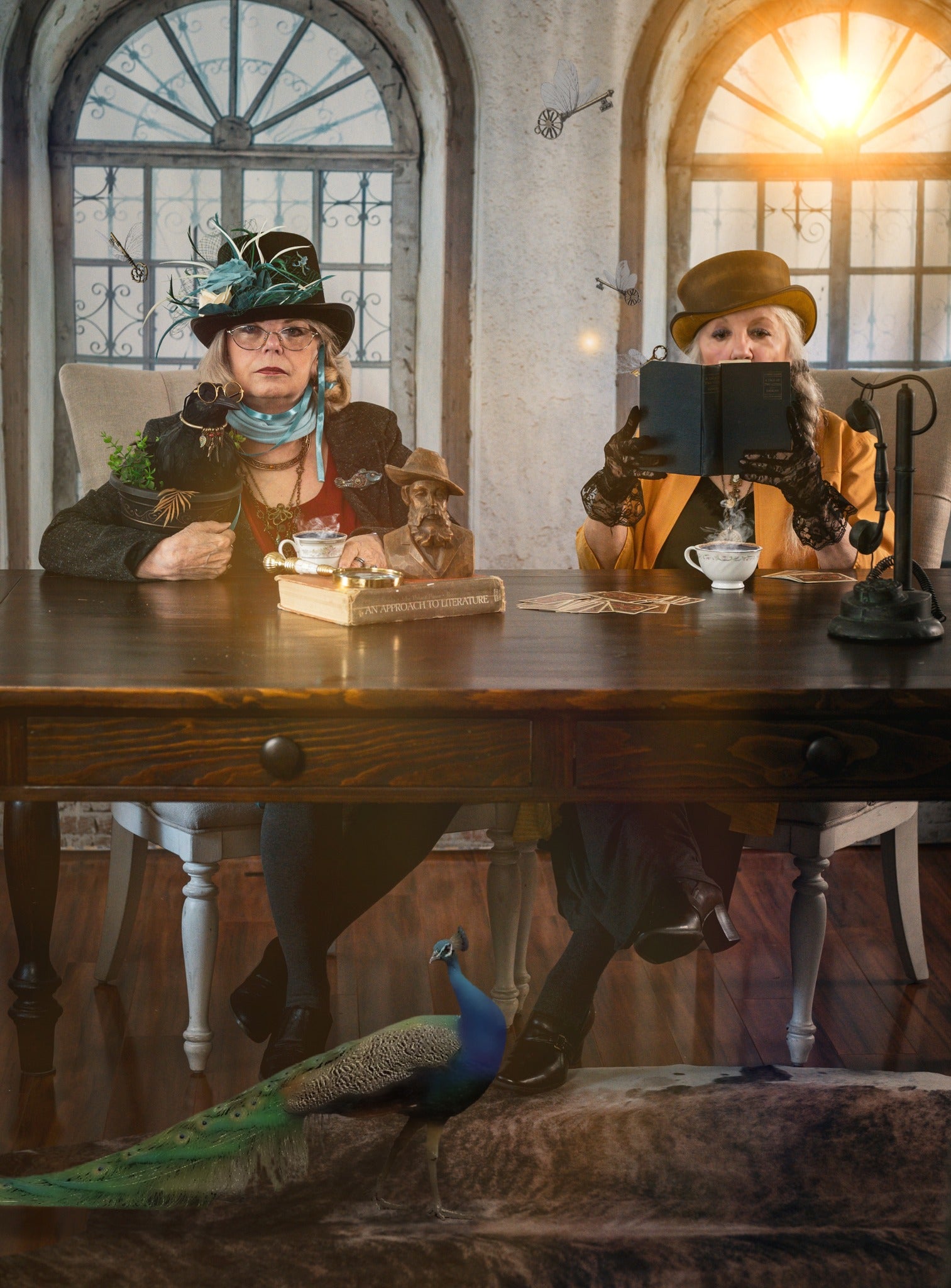 Kate Rétro Vieux mur Fenêtres Toile de fond pour la photographie - Kate Backdrop FR