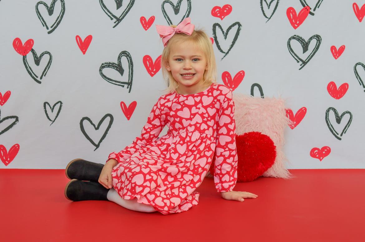 Kate Saint-Valentin Blanc Amour Toile de fond pour la photographie - Kate Backdrop FR