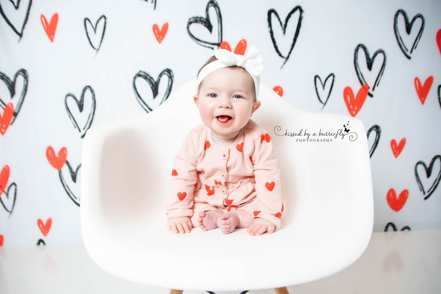 Kate Saint-Valentin Blanc Amour Toile de fond pour la photographie - Kate Backdrop FR