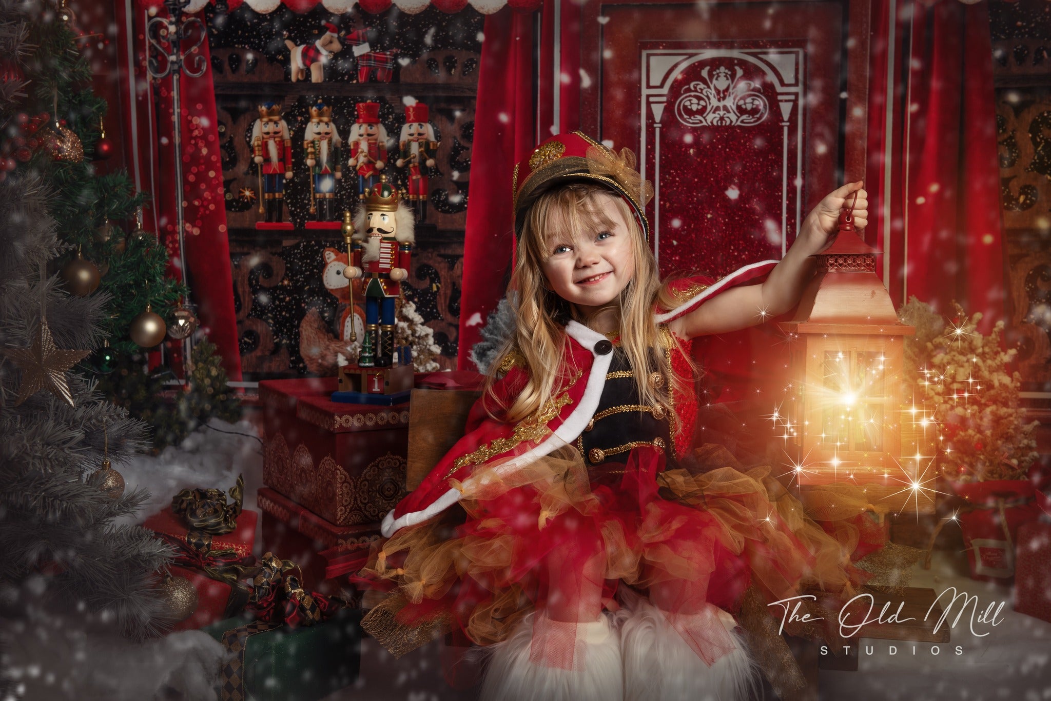Kate Bonbons Hiver Noël Vacances Toile de fond Conçu par Mini MakeBelieve - Kate Backdrop FR