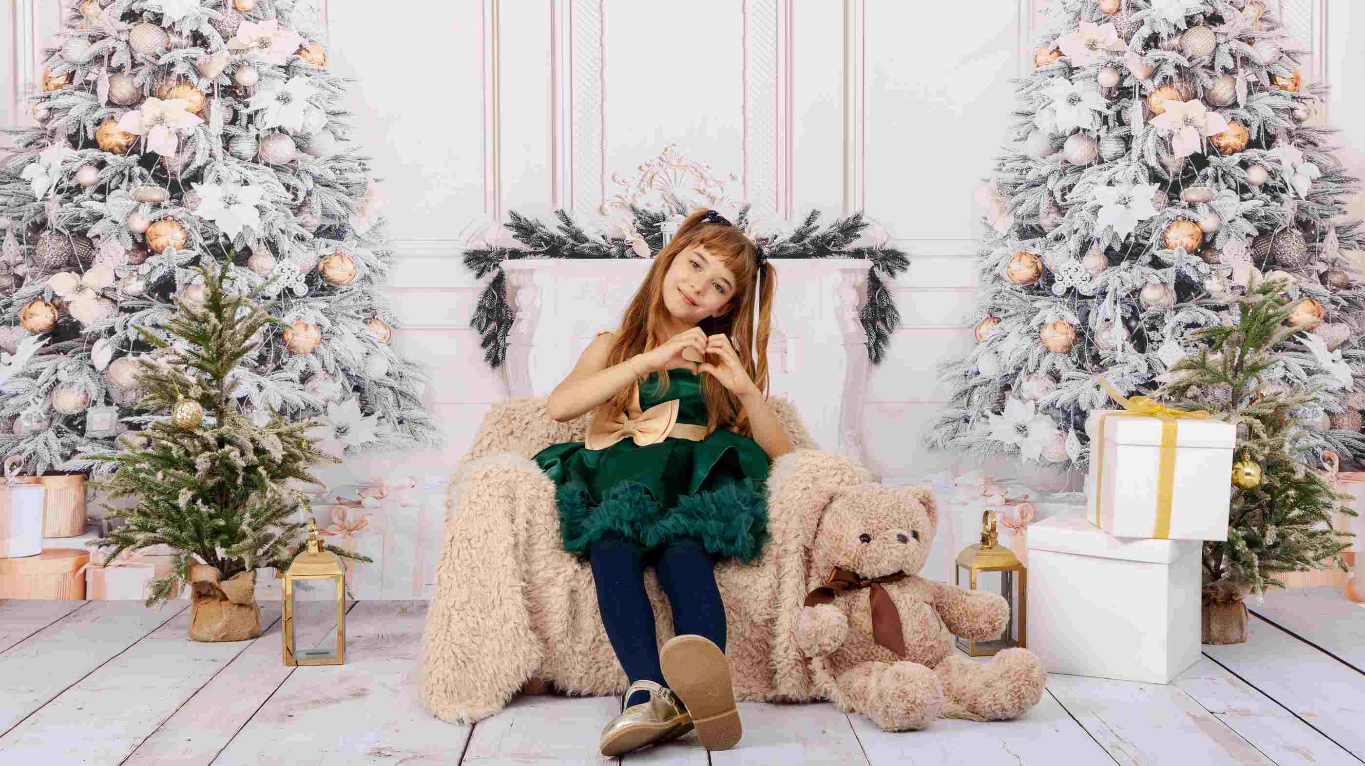 Kate Noël Cheminée Blanc Mur Vintage Cadeaux Toile de fond pour la photographie - Kate Backdrop FR