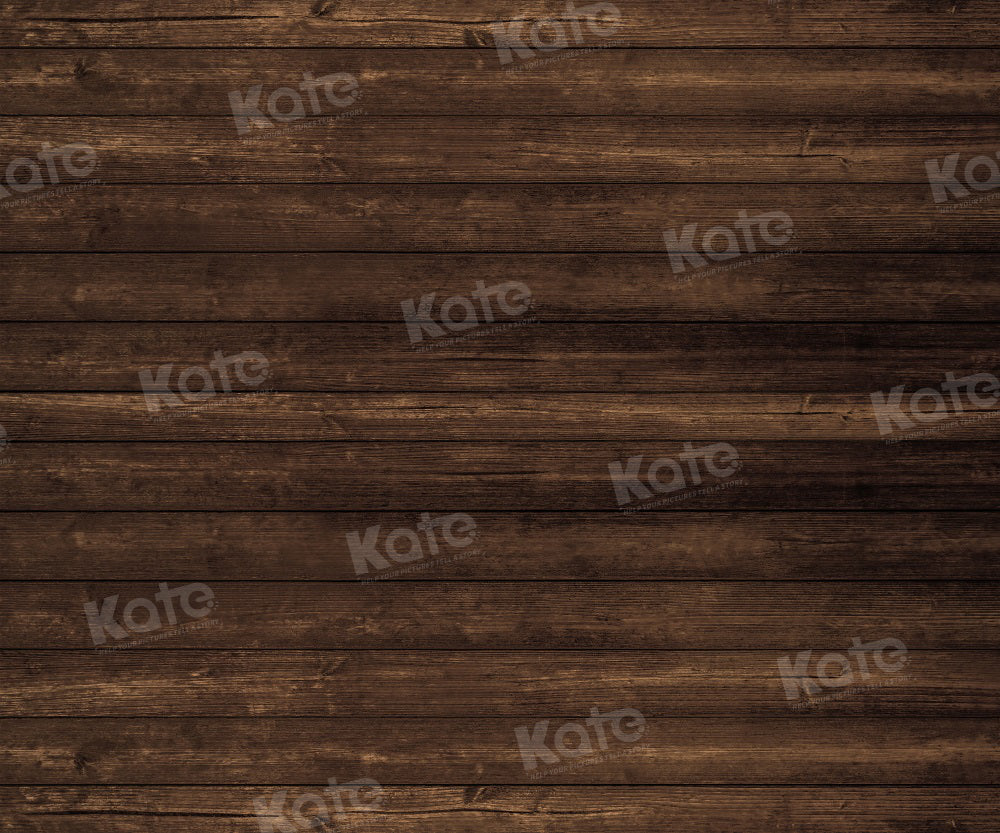 Kate Brun foncé Parquet Sol Toile de fond pour la photographie