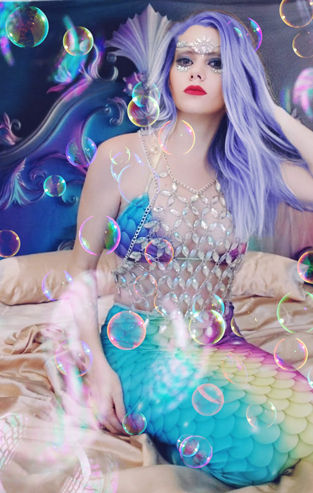 Kate Tête de lit Boudoir Saint Valentin Irisé Toile de fond conçue par Mini MakeBelieve - Kate Backdrop FR