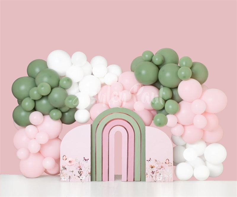 Kate Rose Arche de ballons Anniversaire Toile de fond conçu par Ashley Paul