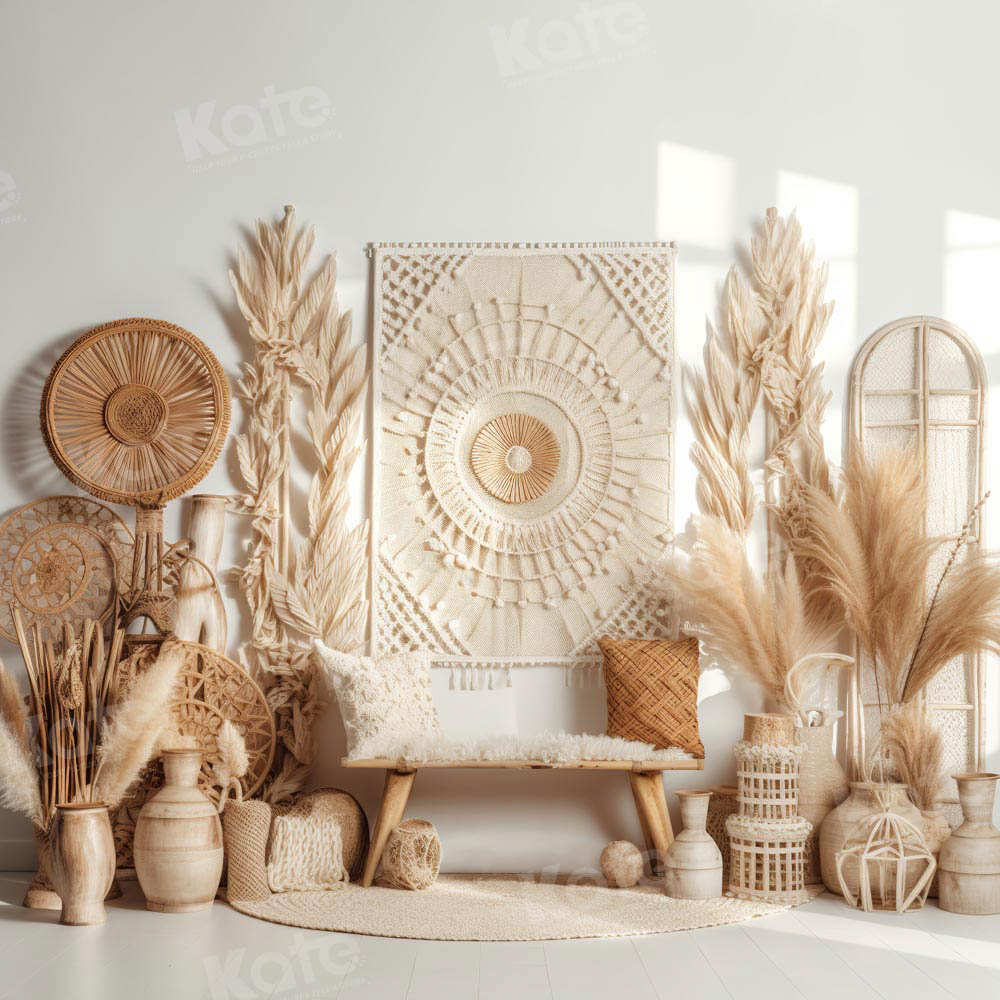 Kate Été Bohème Chambre Fête des mères Toile de fond conçue par Chain Photographie - Kate Backdrop FR