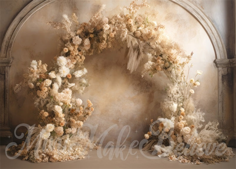 Kate Beaux-Arts Arche de fleurs Mariage Anniversaire Toile de fond conçue par Mini MakeBelieve - Kate Backdrop FR