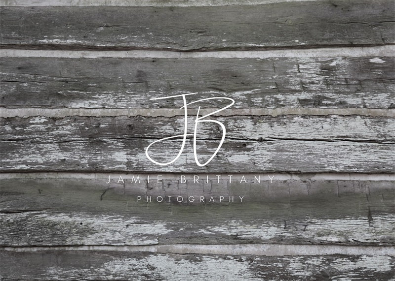 Kate Rétro Cabane en rondins Mur Toile de fond conçue par JB Photographie - Kate Backdrop FR