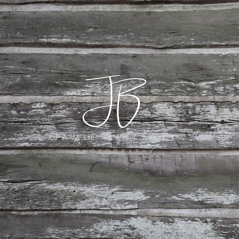 Kate Rétro Cabane en rondins Mur Toile de fond conçue par JB Photographie - Kate Backdrop FR