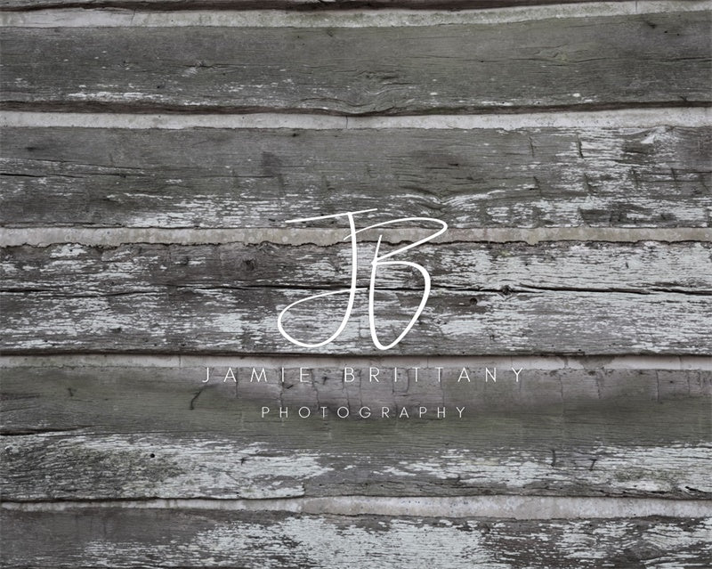 Kate Rétro Cabane en rondins Mur Toile de fond conçue par JB Photographie - Kate Backdrop FR