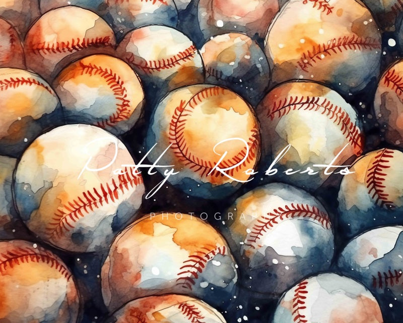 Kate Inspiré du baseball Sport Toile de fond Conçu par Patty Robert - Kate Backdrop FR