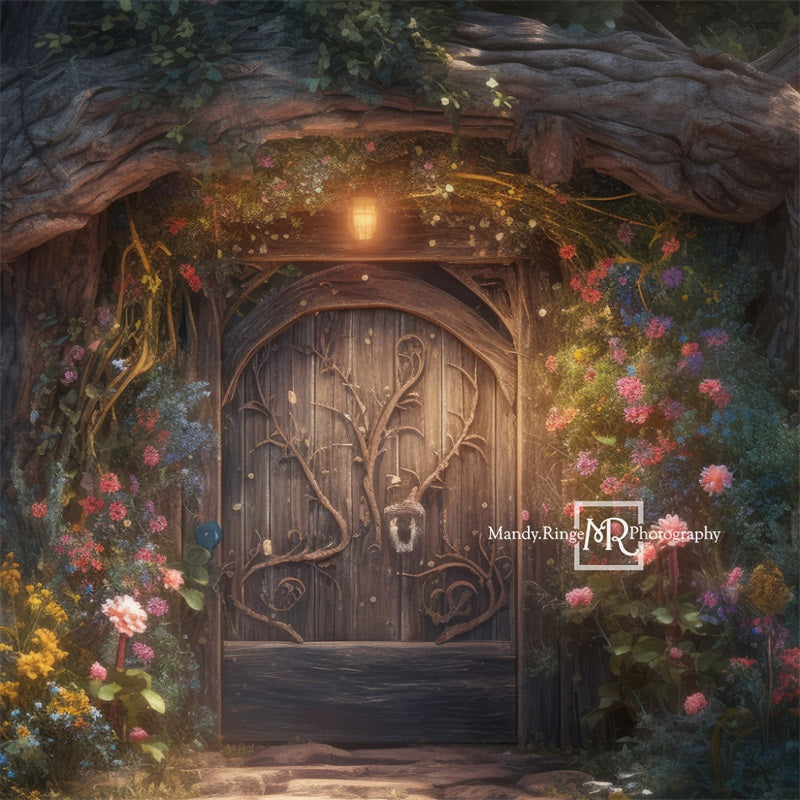 Kate Fée enchantée Maison dans les Arbres Toile de fond conçue par Mandy Ringe - Kate Backdrop FR