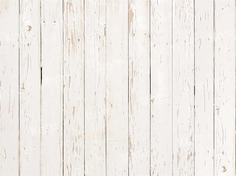 Kate Blanc Bois Sol Toile de fond en Laine pour la photographie - Kate Backdrop FR