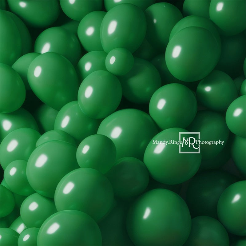 Kate Vert Mur de Ballons Toile de fond conçue par Mandy Ringe - Kate Backdrop FR