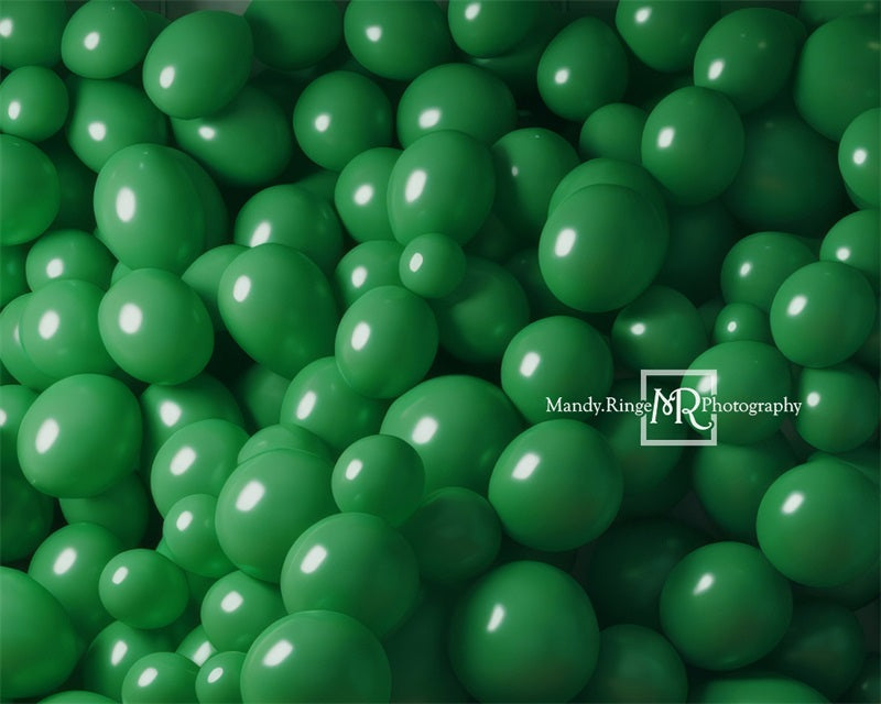 Kate Vert Mur de Ballons Toile de fond conçue par Mandy Ringe - Kate Backdrop FR
