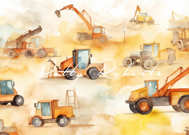 Kate Zone de construction Pelles Toile de fond Conçu par Patty Robert - Kate Backdrop FR