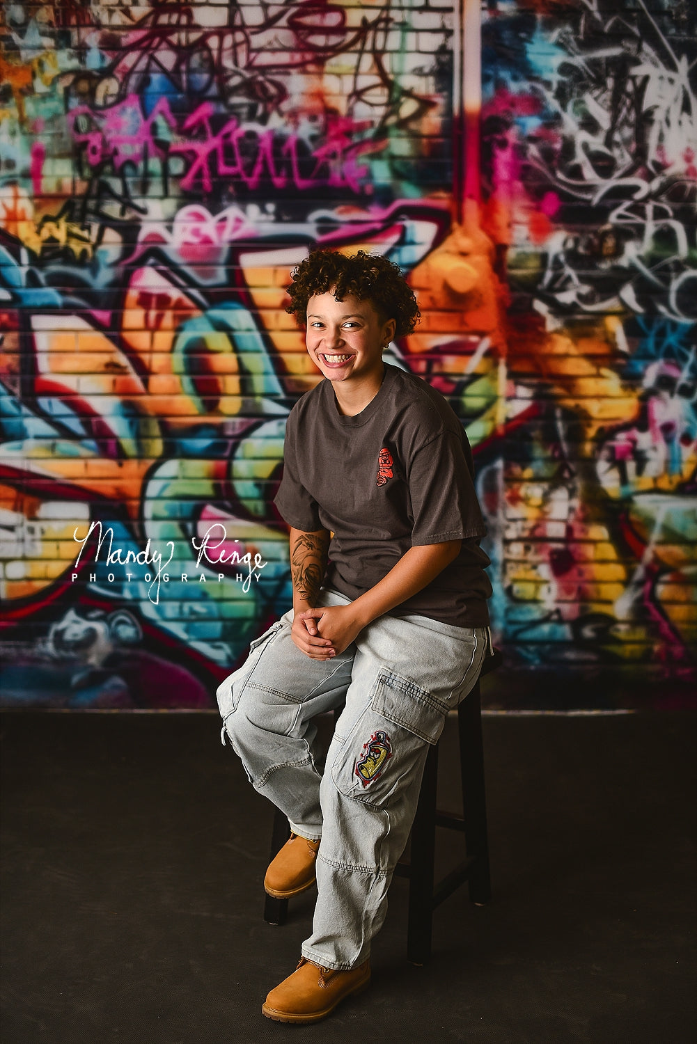 Kate Urbain Mur de graffitis Toile de fond conçue par Mandy Ringe - Kate Backdrop FR