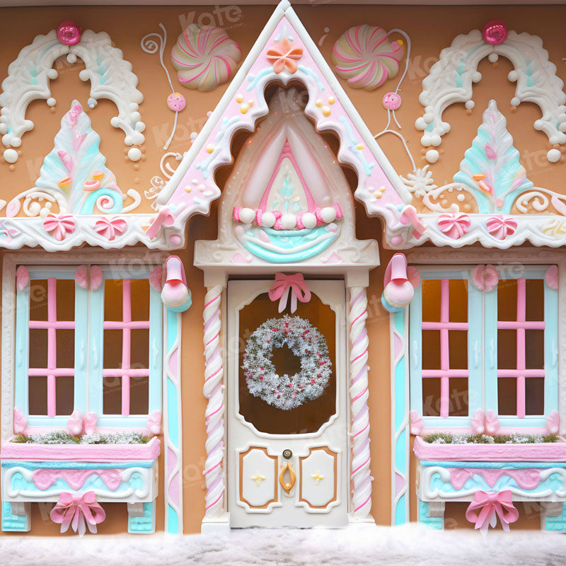 Kate Noël Maison de pain d'épice Toile de fond pour la photographie - Kate Backdrop FR