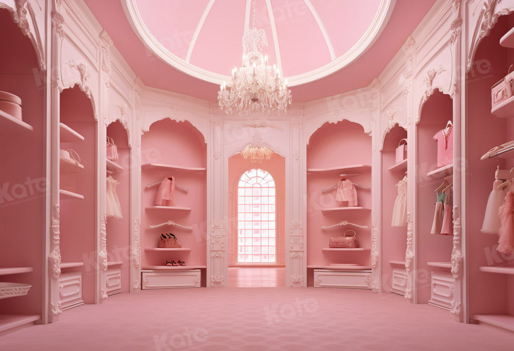 Kate Rose Poupée de mode Chambre Toile de fond conçue par Chain Photographie - Kate Backdrop FR