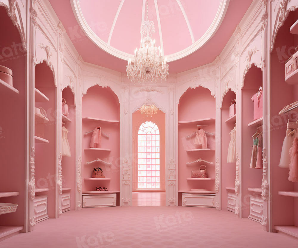 Kate Rose Poupée de mode Chambre Toile de fond conçue par Chain Photographie - Kate Backdrop FR