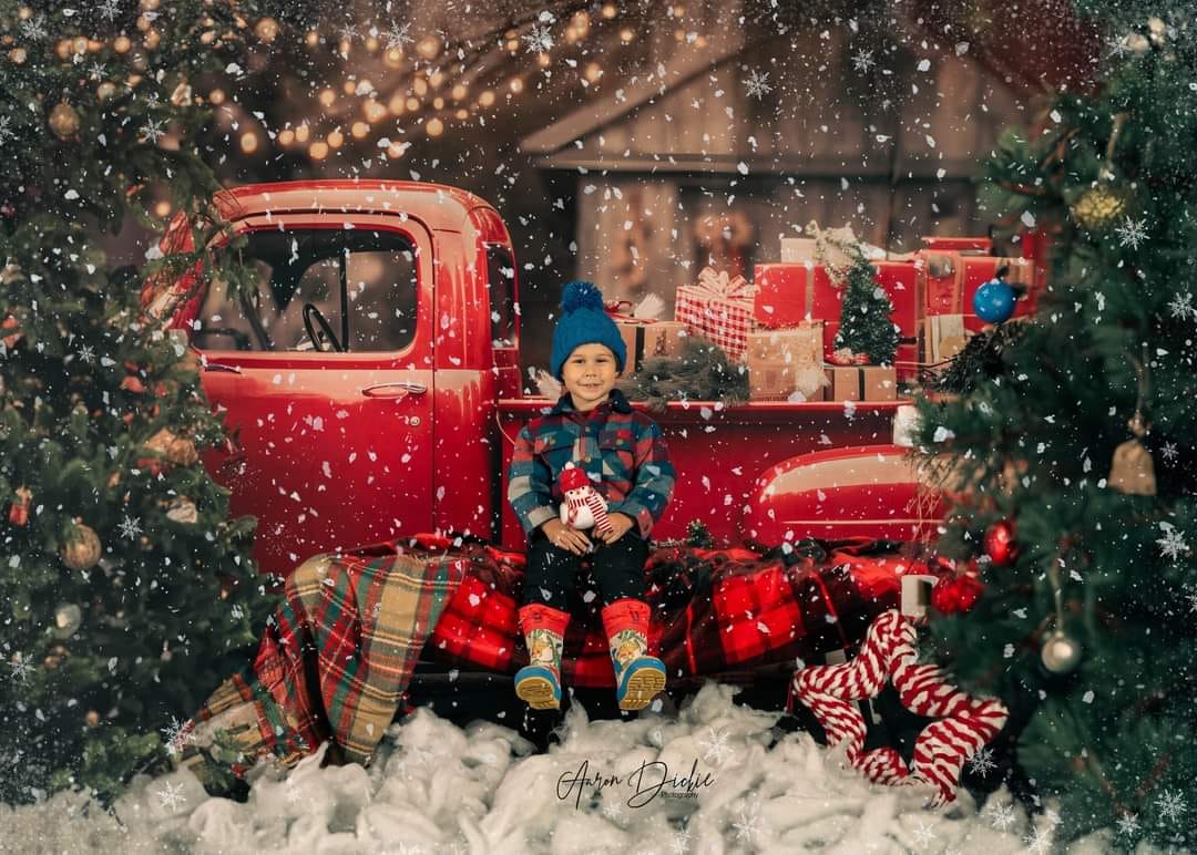 Kate Noël Voiture rouge Cadeaux Toile de fond pour la photographie - Kate Backdrop FR