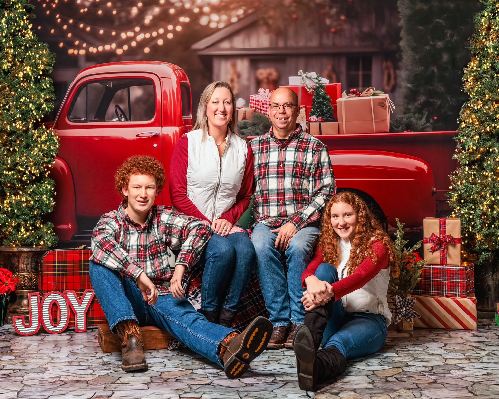 Kate Noël Voiture rouge Cadeaux Toile de fond pour la photographie - Kate Backdrop FR