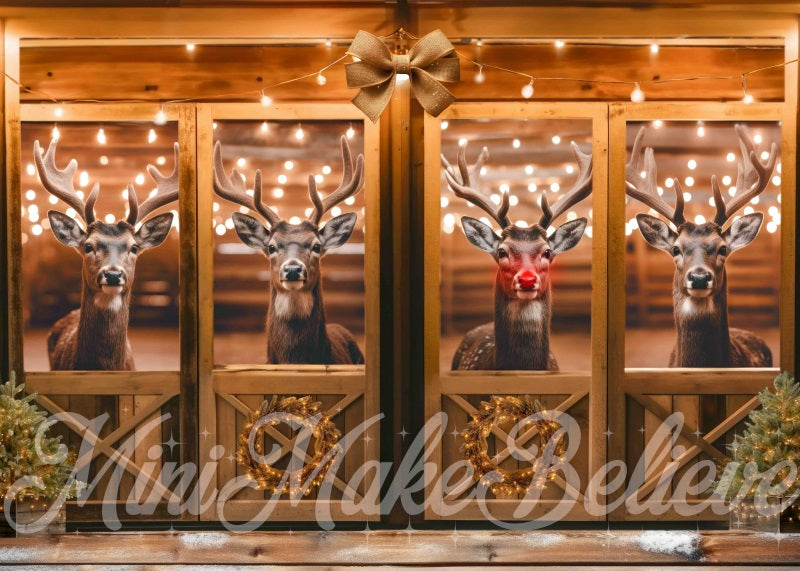 Kate Rennes Noël Boutique Toile de fond conçue par Mini MakeBelieve - Kate Backdrop FR