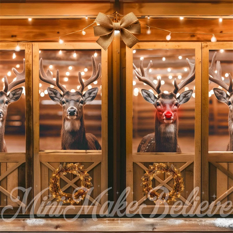 Kate Rennes Noël Boutique Toile de fond conçue par Mini MakeBelieve - Kate Backdrop FR