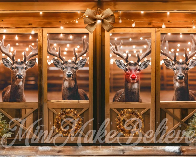 Kate Rennes Noël Boutique Toile de fond conçue par Mini MakeBelieve - Kate Backdrop FR