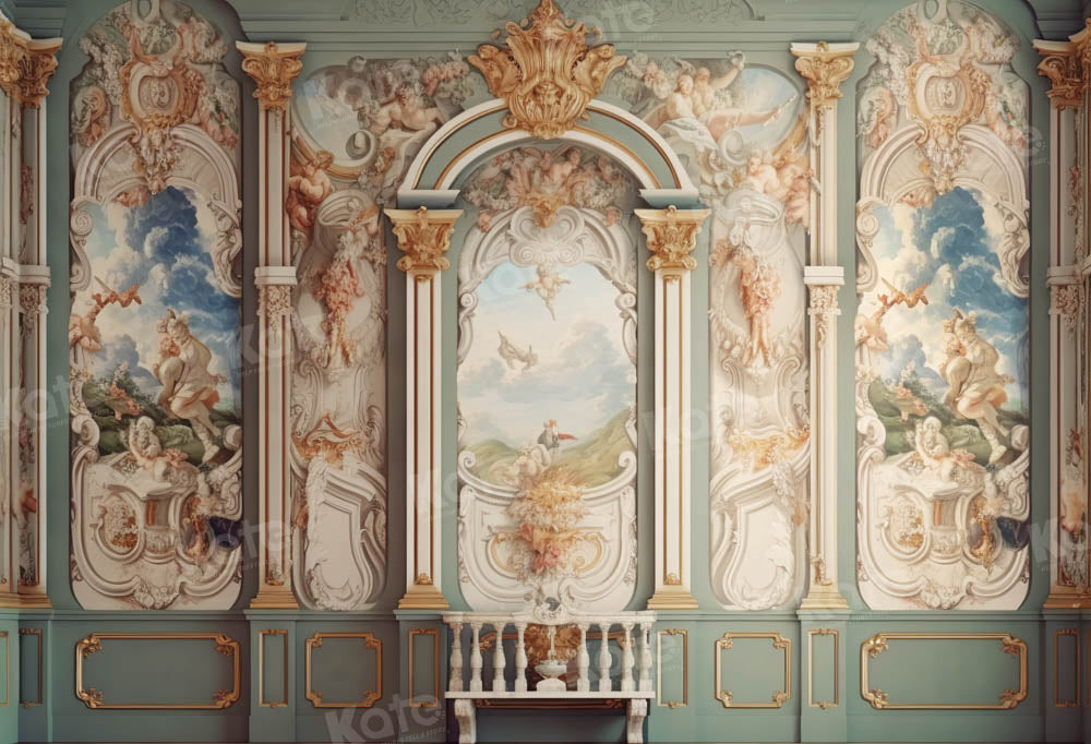 Kate Rétro Romantique Mur Toile de fond Conçu par Chain Photographie - Kate Backdrop FR