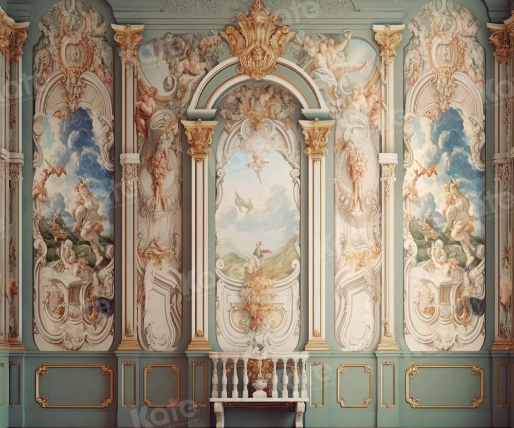 Kate Rétro Romantique Mur Toile de fond Conçu par Chain Photographie - Kate Backdrop FR