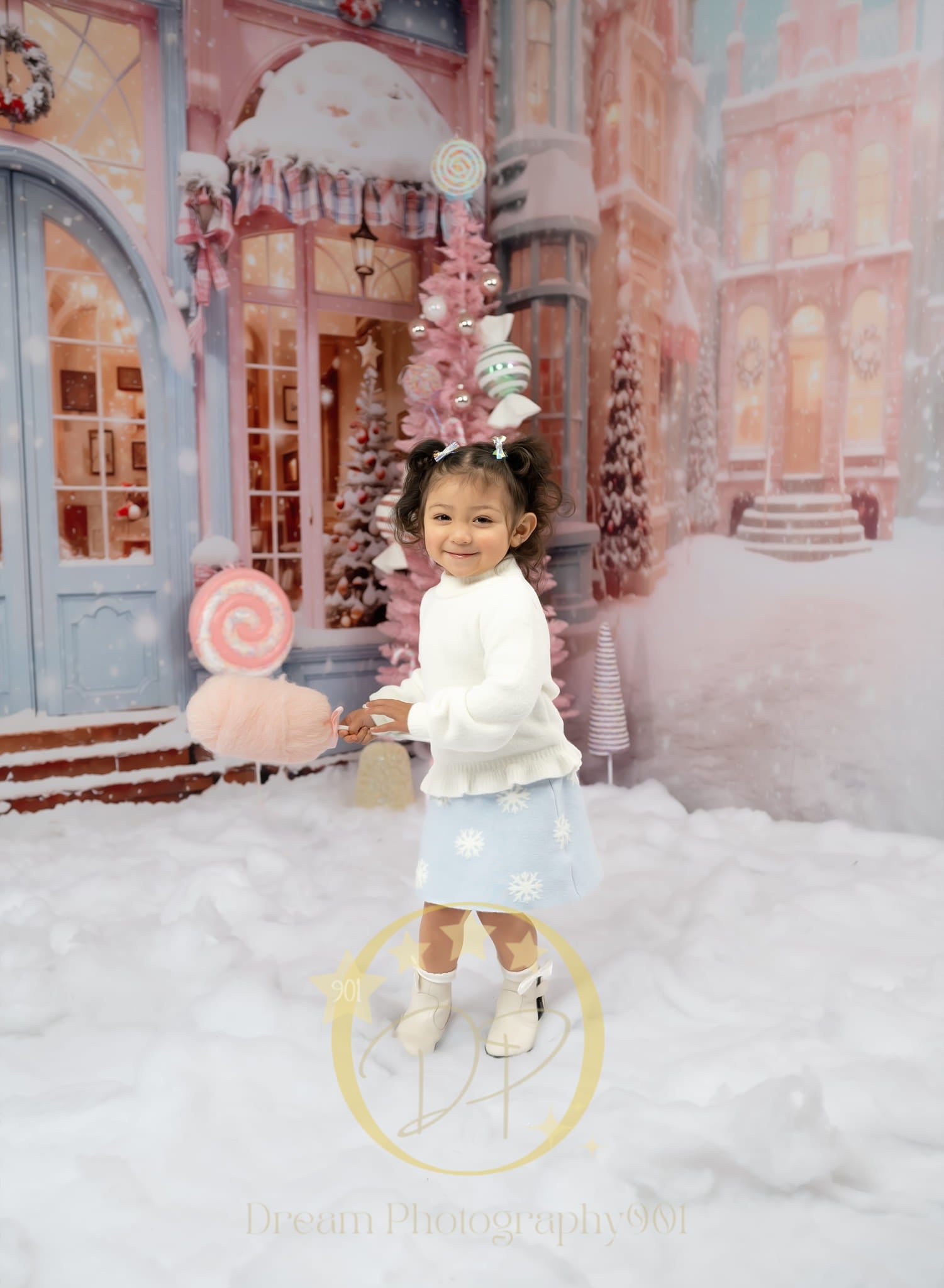 Kate Noël Rose Neige Rue Magasin Ensemble de chambre (8pix8pi&10pix8pi&8pix10pi) - Kate Backdrop FR