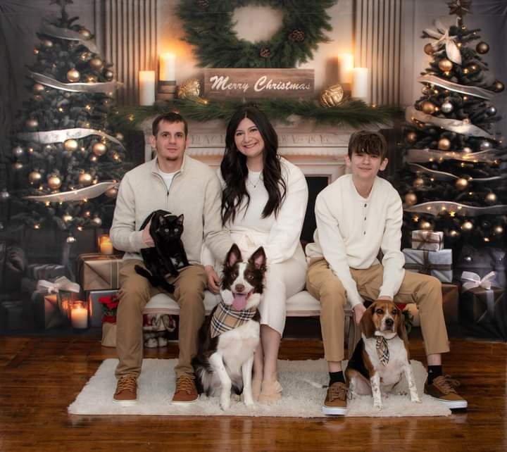 Kate Noël Cheminée Cadeaux Arbres Toile de fond conçu par Emetselch - Kate Backdrop FR