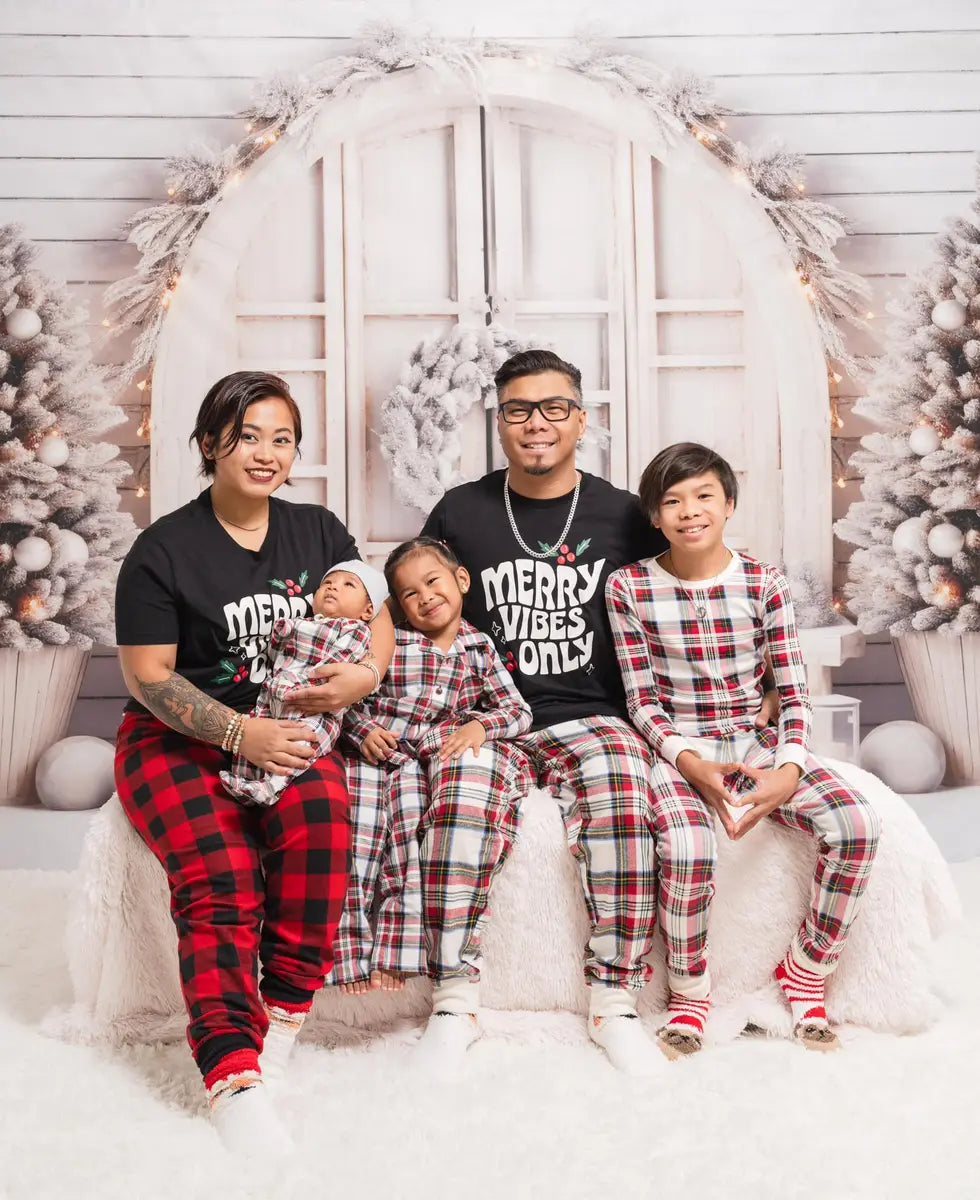 Kate Blanc Noël Grange Toile de fond pour la photographie - Kate Backdrop FR