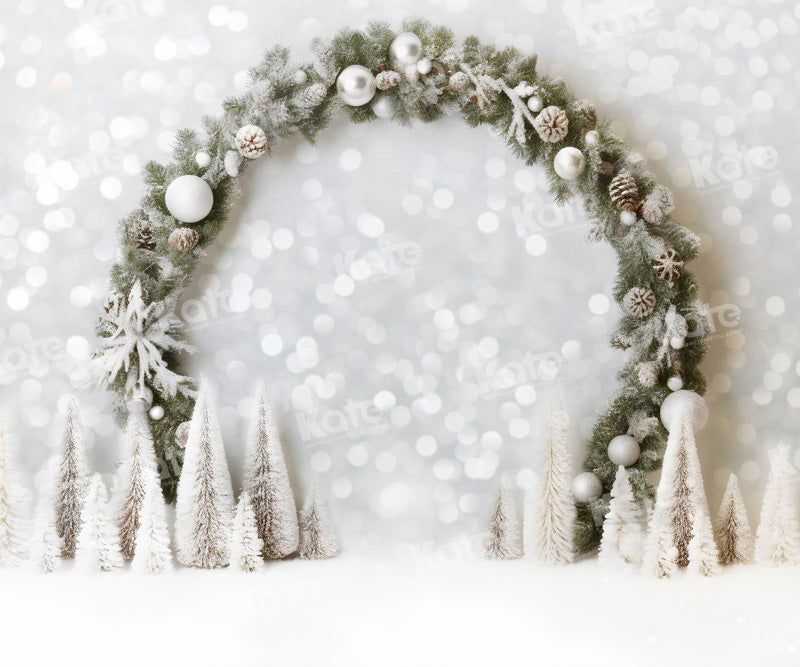 Kate Blanc Noël Bokeh Anniversaire Toile de fond pour la photographie - Kate Backdrop FR
