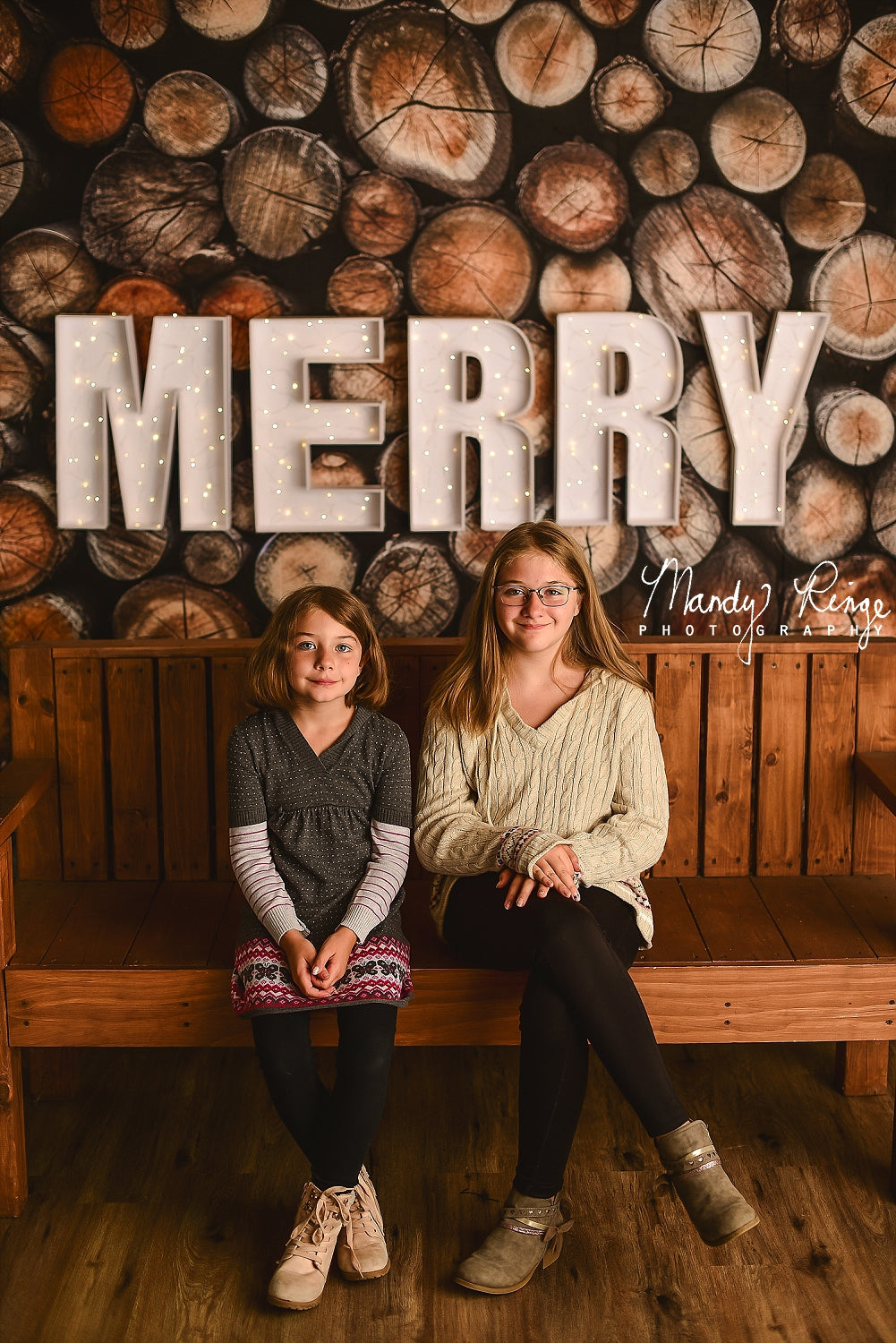 Kate Couper du bois Mur Brun Toile de fond conçue par Mandy Ringe - Kate Backdrop FR