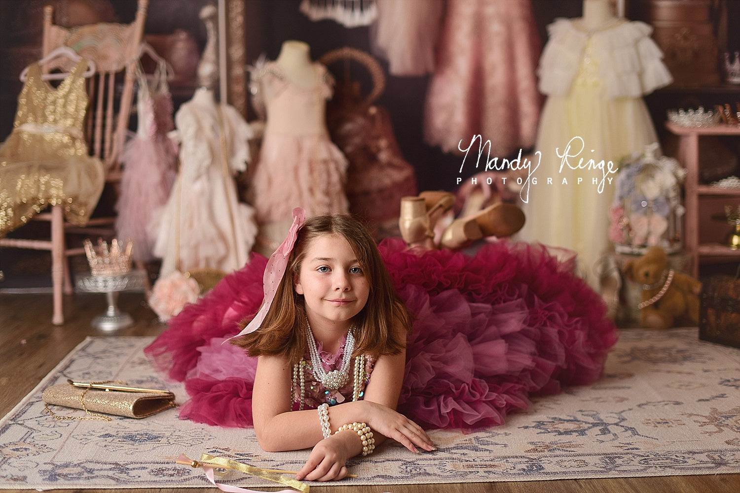 Kate Princesse S'habiller Placard Toile de fond conçue par Mandy Ringe - Kate Backdrop FR