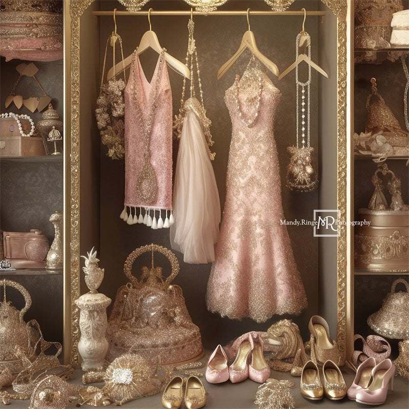 Kate Princesse S'habiller Placard Toile de fond conçue par Mandy Ringe - Kate Backdrop FR