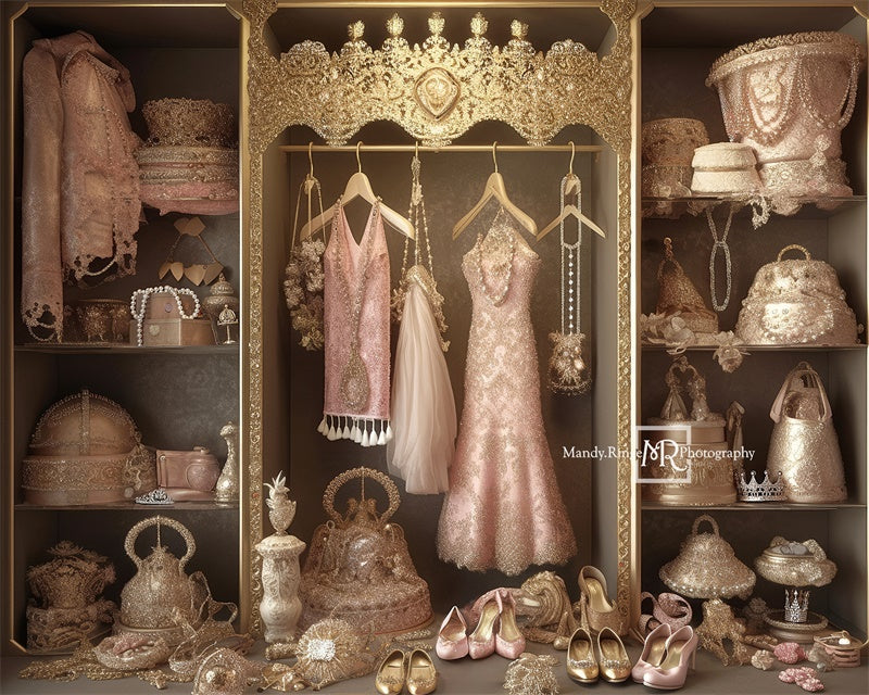 Kate Princesse S'habiller Placard Toile de fond conçue par Mandy Ringe - Kate Backdrop FR