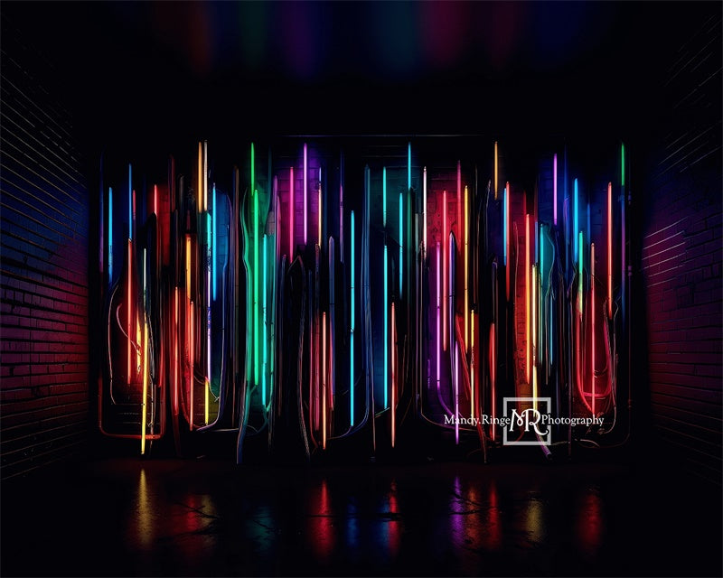 Kate Lumière Néon Bar Mur Toile de fond conçue par Mandy Ringe - Kate Backdrop FR