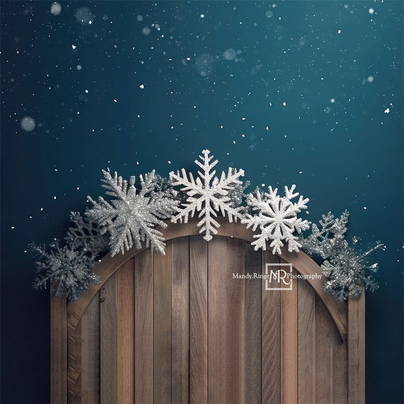 Kate Hiver Solstice Tête de lit Toile de fond conçue par Mandy Ringe - Kate Backdrop FR